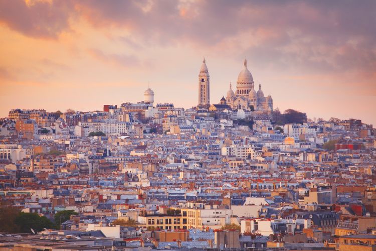 Sacré-Cœur Basilica at Sunset
